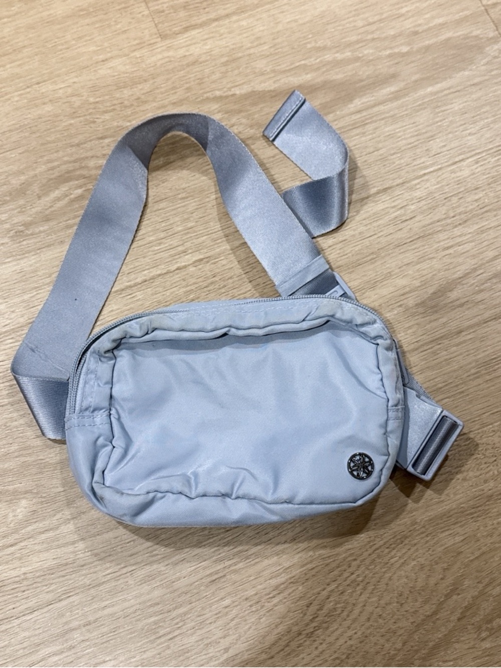 Light Gray Men's Crossbody Sling Bag